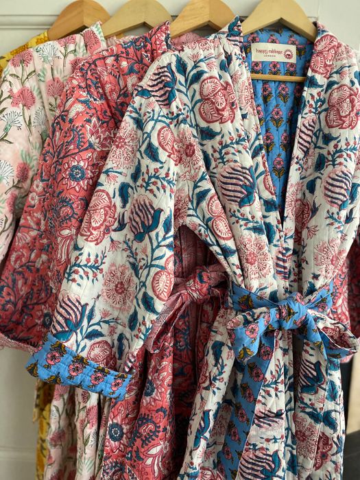 Quilted cotton robes