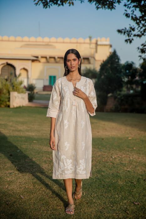 At Ease Embroidered Linen