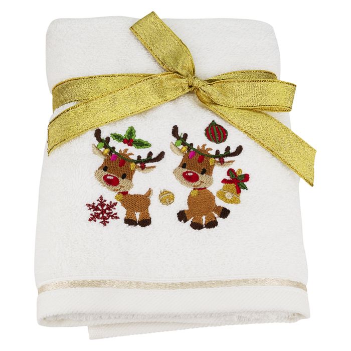 Christmas Embroidered Hand Towel