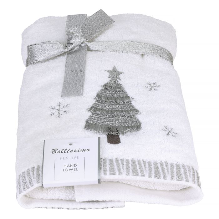 Christmas Embroidered Hand Towel