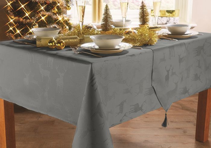 Stag Christmas Table Cloth