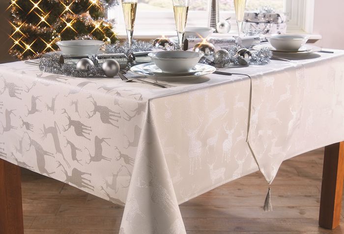 Stag Christmas Table Cloth