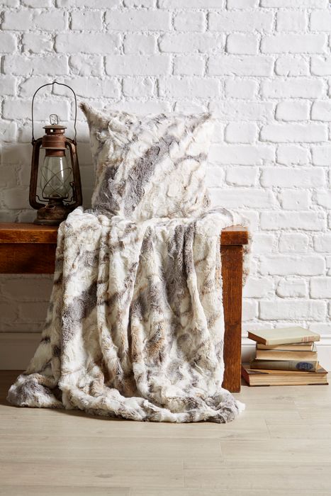 Faux Fur Throw