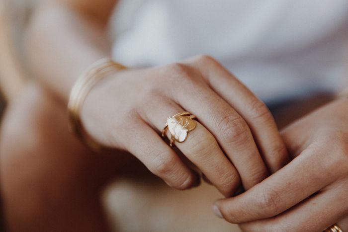 Gold You Are Loved Ring