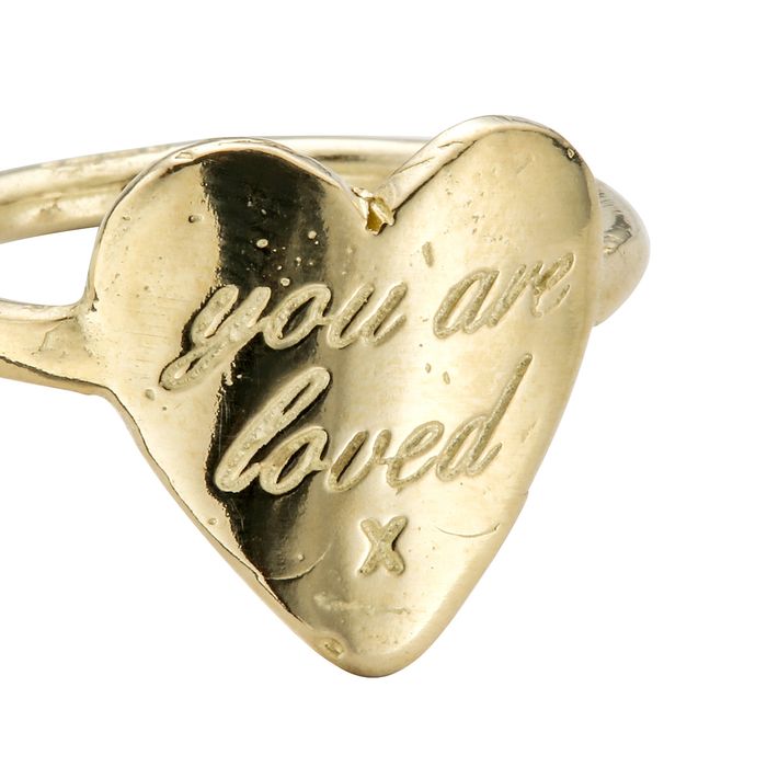 Gold You Are Loved Ring