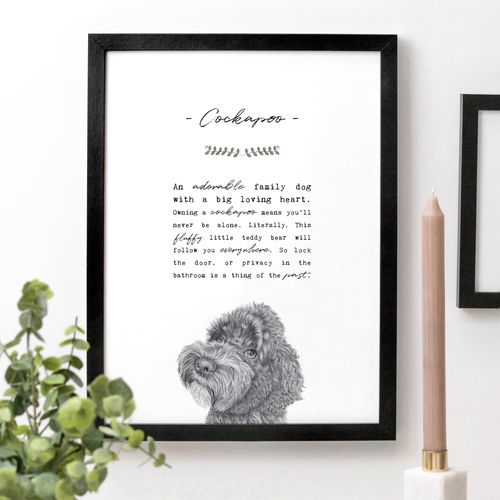 Dog Breeds A5 Gift Prints
