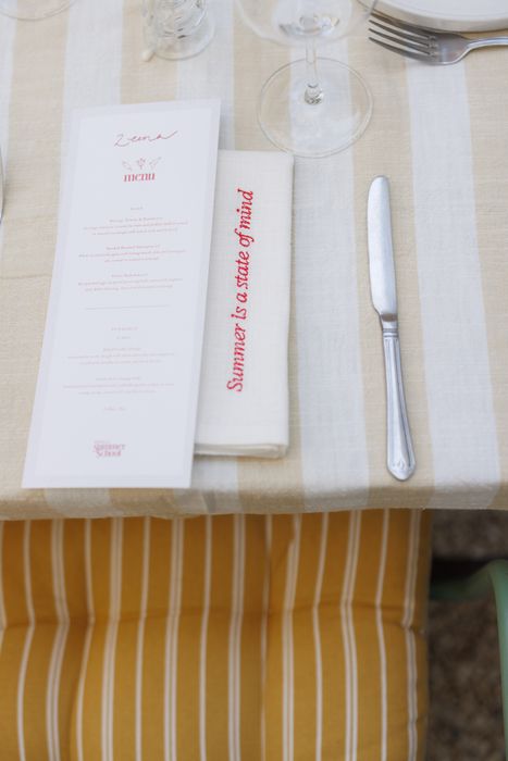 Embroidered Table Linen