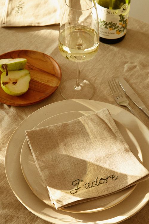 Embroidered Table Linen