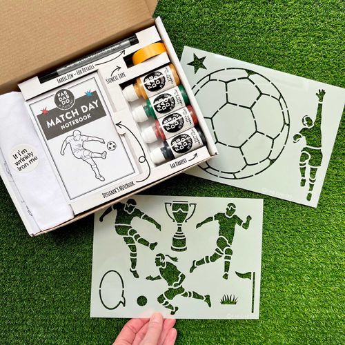Football T-Shirt Painting Craft Kit Box