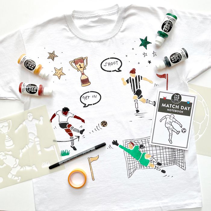 Football T-Shirt Painting Craft Kit Box