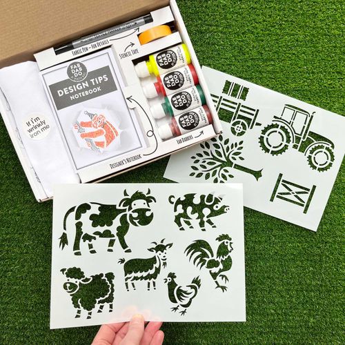 On The Farm T-Shirt Painting Craft Kit Box