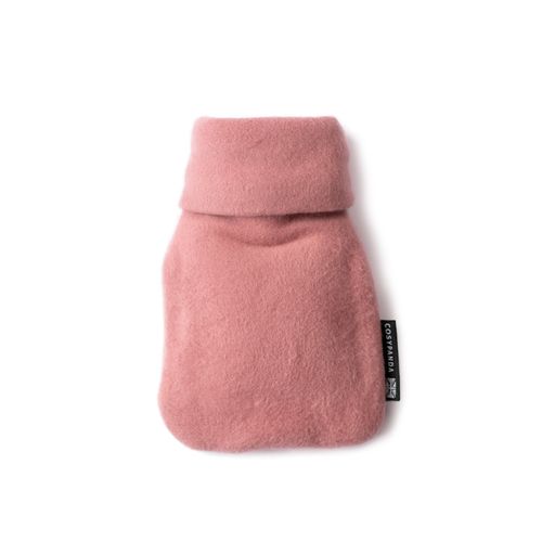 Mini Pink Cotton Hot Water Bottle