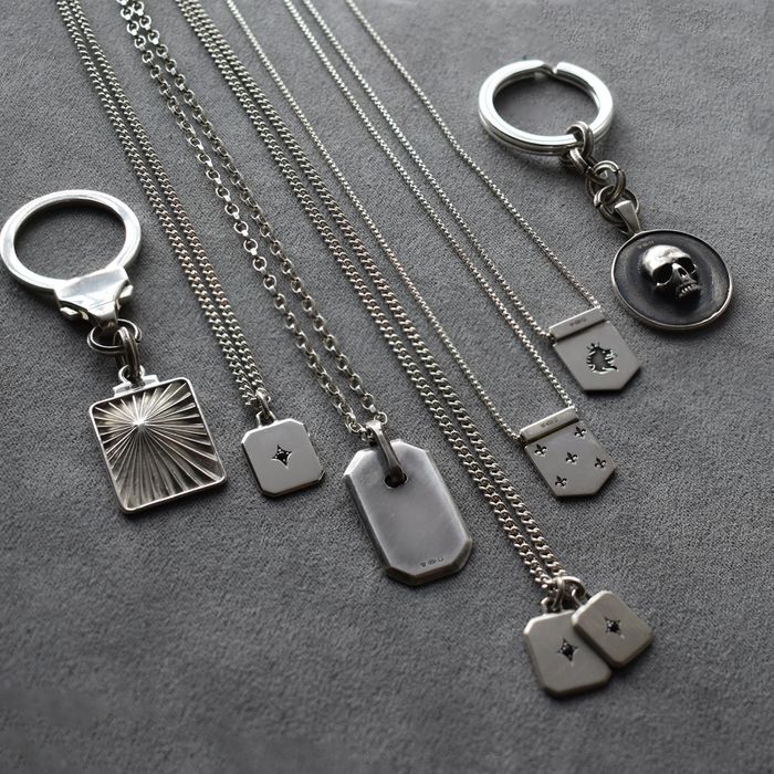 Silver Necklaces and Key Rings