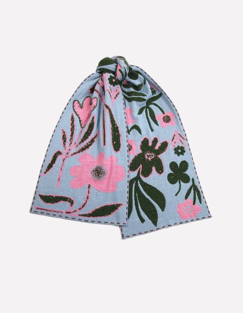 Swinbrook Scarf – Forget Me Not