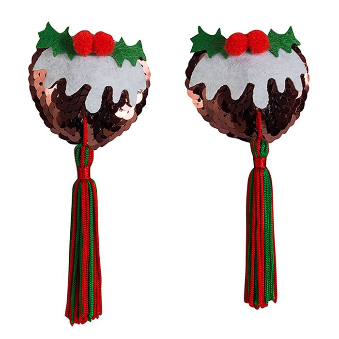 Christmas Pudding Nipple Tassels