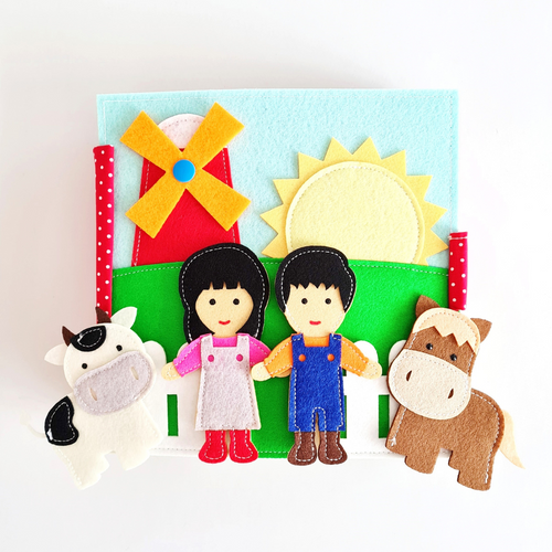 Quiet Book ''Fun at the Farm''