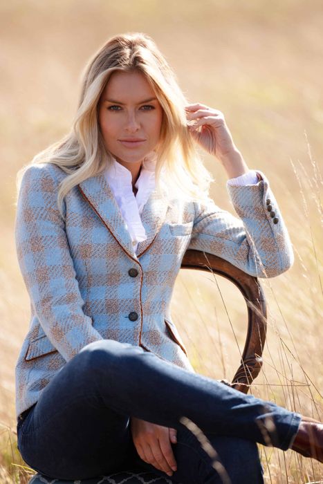 Daisy Blue Check Jacket
