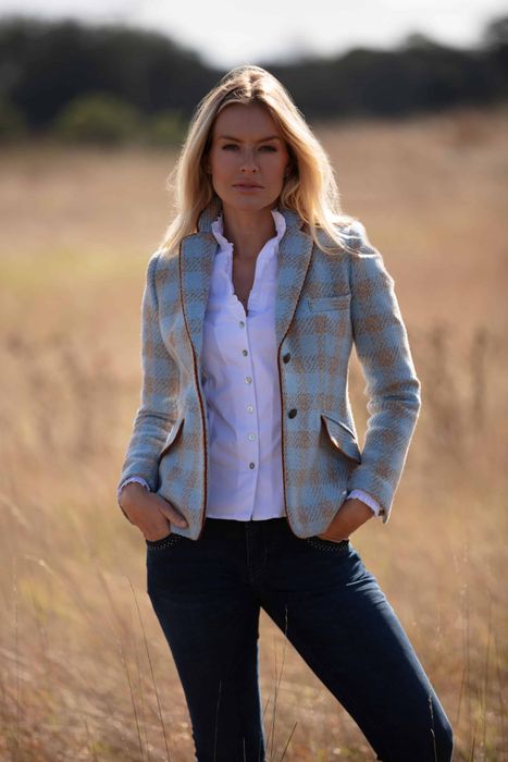 Daisy Blue Check Jacket