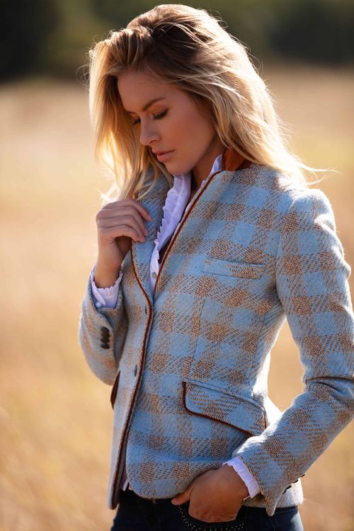 Daisy Blue Check Jacket