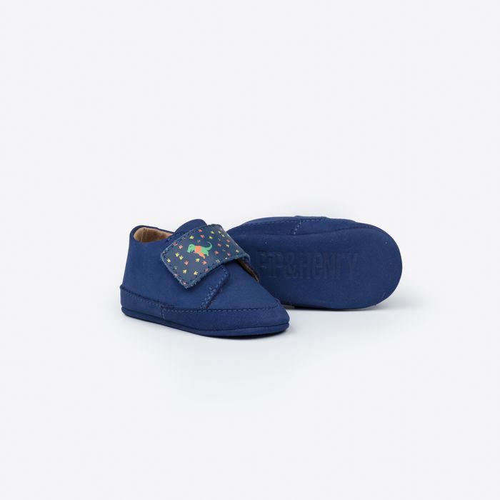 Baby Bootie Gift Set - Blue Dinosaur