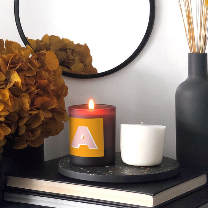 Personalised Initial Refillable Candle
