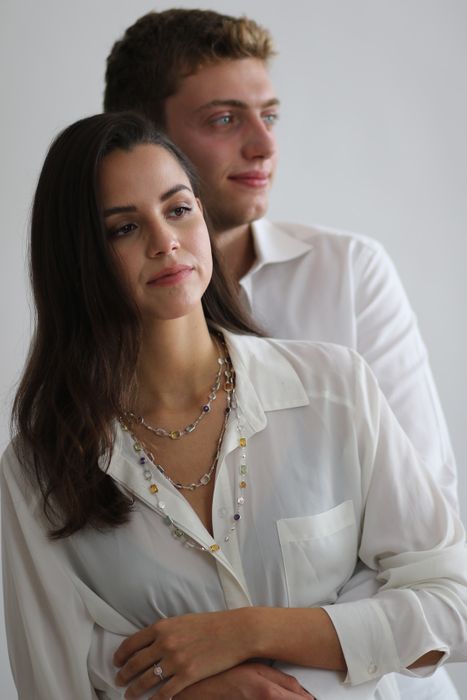 Aquafiore Collection Multi-Gem cascades of colour and love in necklaces, bracelets, pendants and earrings