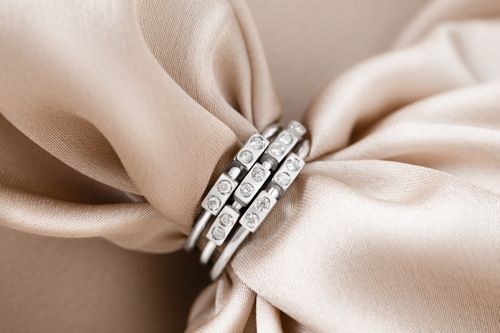 Mayfair Rings - Fine Stackable Love Letter Rings