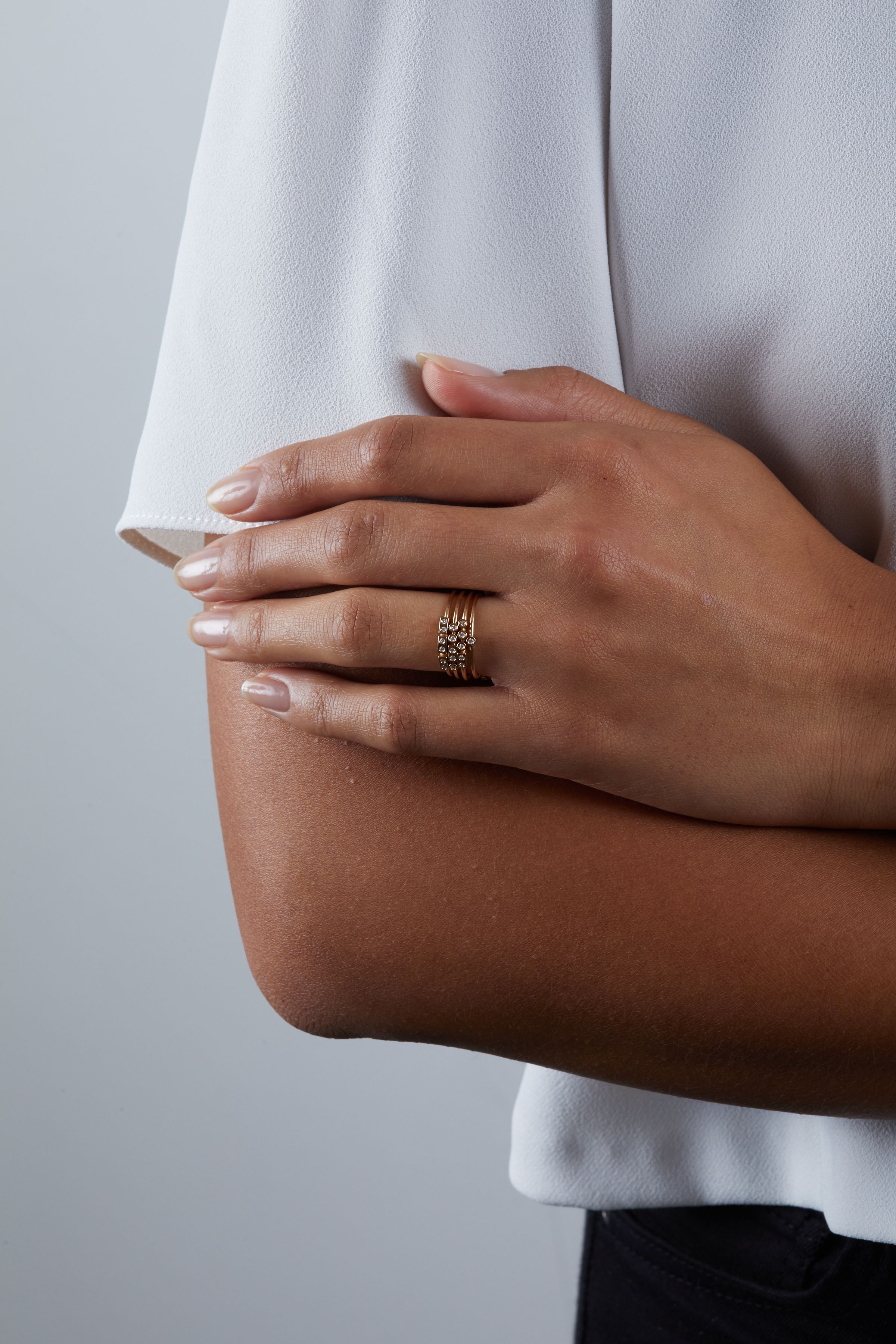 Mayfair Rings - Fine Stackable Love Letter Rings