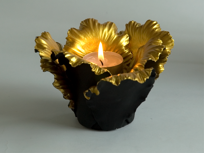 Alcea Rosea Candle Holders