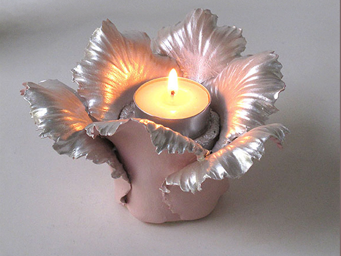 Alcea Rosea Candle Holders