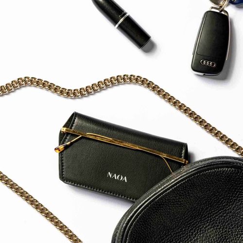 Apple Leather Slim Glasses Case