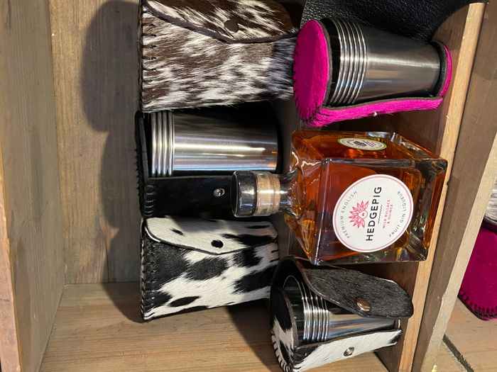 Cowhide Sundowner Cups