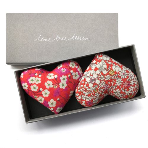 Lavender sachets made with Liberty Fabric