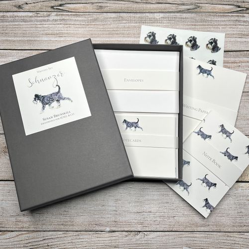 Schnauzer Writing Set