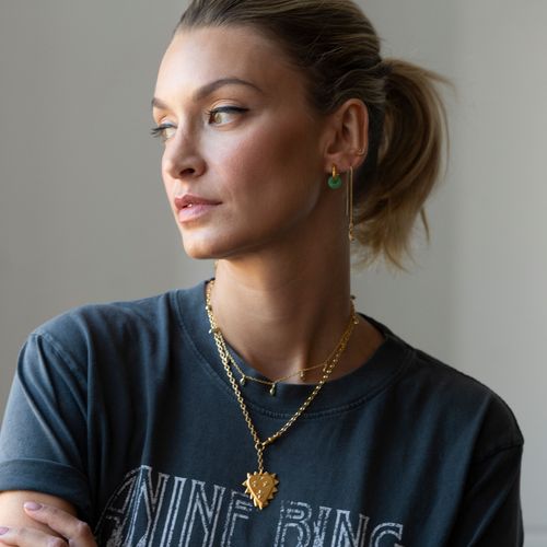 Jagged Heart Necklace