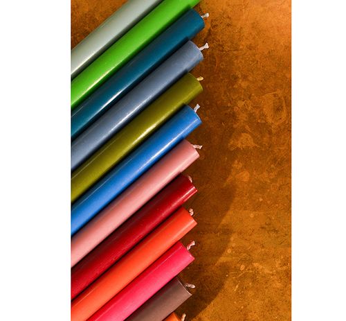 Solid colour Dinner candles