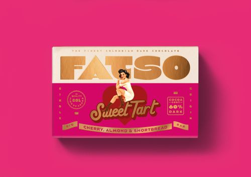 FATSO Sweet Tart Dark Chocolate Bar
