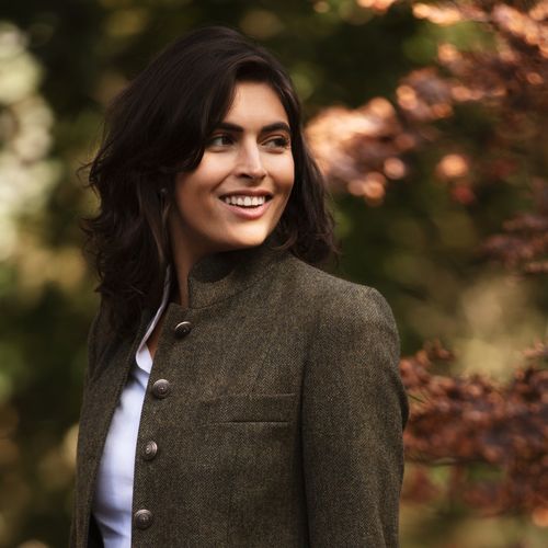 Anna Lascata Olive Alexandra jacket