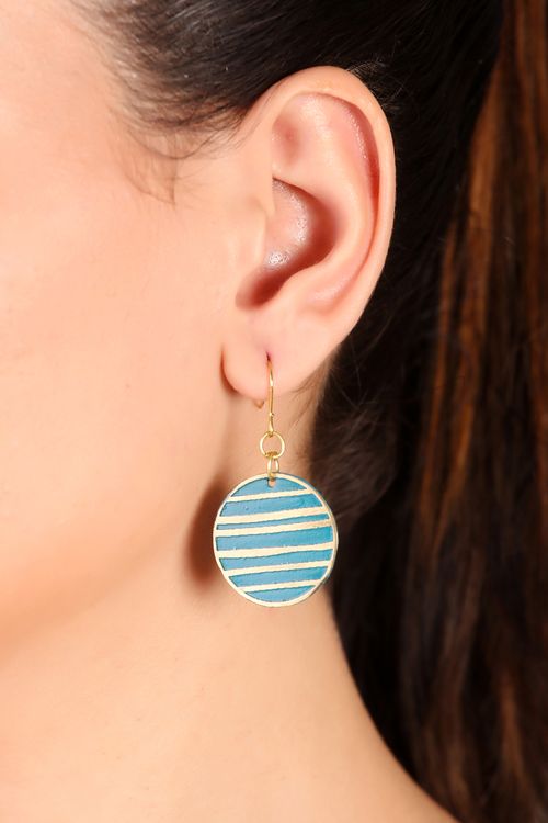 Shaheen stripe earrings