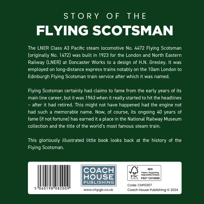 Flying Scotsman Hardback Book