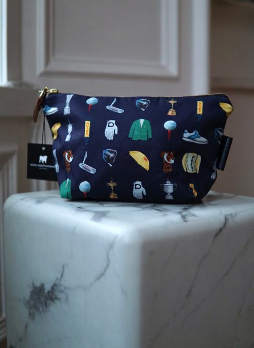 'GOLF' 100% Cotton Washbag