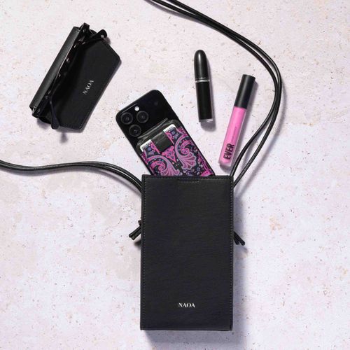 Apple Leather Crossbody Handbag