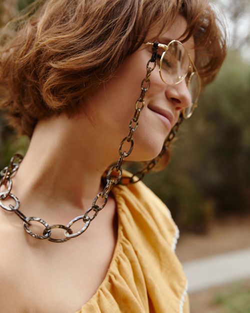 SMILEY CHAIN | GLASSES CHAIN