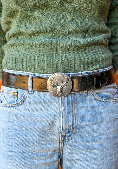 Our new sporting animal buckle the Stag's Head