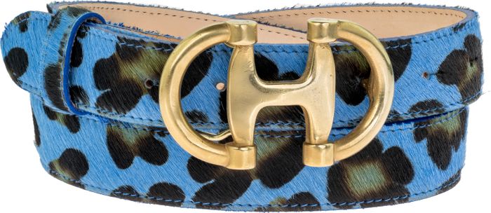 Leopard in Blue
