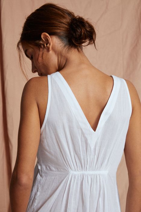 Anna - 3/4 Length Cotton Nightdress