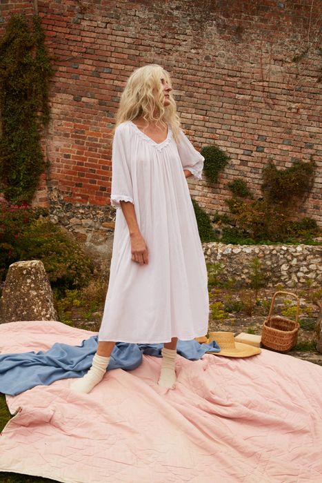 Julia - Full Length Cotton Nightdress