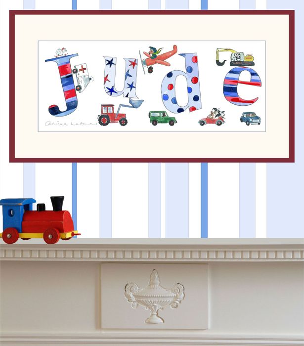 Personalised Name pictures for children