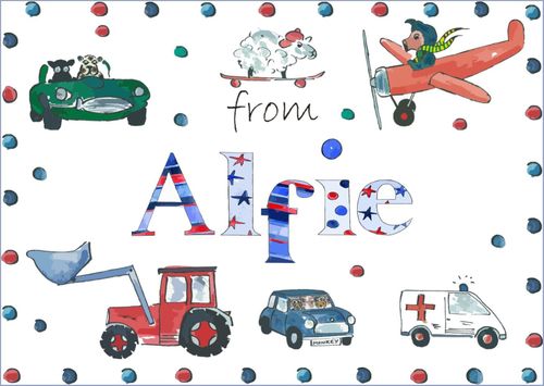 Personalised Thank you postcards