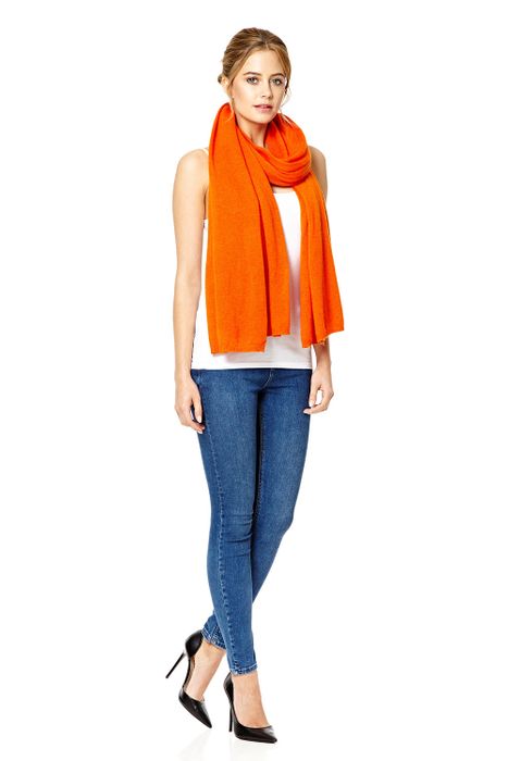 Cashmere Pashmina with Lace Border